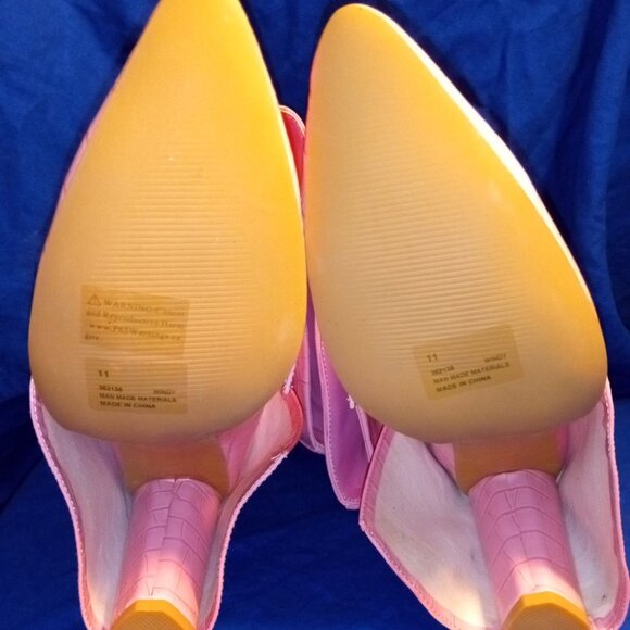 SOMETHING DIFFERENT Knee High Boots - Pink ( BRAND NEW !!! ) - Picture 5 of 6